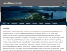 Tablet Screenshot of islandbiogeography.org